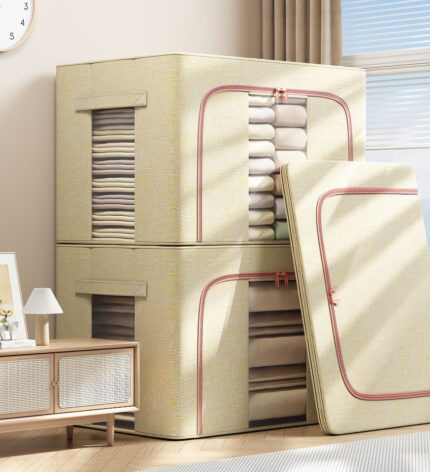 Foldable Storage Bins with Clear Window F250