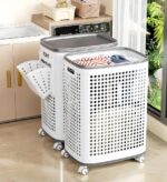 Rolling Laundry Basket with Wheels F251