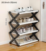 Large capacity simple folding shoe rack F253 - Image 8
