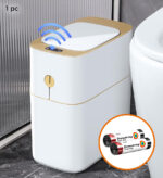 4 Gallon Automatic Touchless Smart Bathroom Trash Can Z96 - Image 8