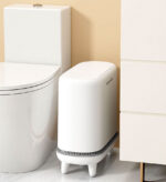 4 Gallon Bathroom Vacuum Adsorption Trash Can with Legs Z204 - Image 6