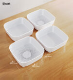 4 Pieces Portable Drain Basket for Draining Vegetables Fruits Z25 - Image 9