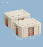 Foldable Storage Bins with Clear Window F250 - Image 11