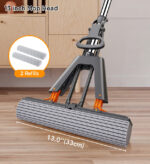 Wing Self Squeeze Spong Mop With 56.7 Inch Retractable Pole Z174 - Image 11