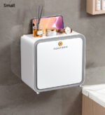 Toilet Paper Storage Box with Drawer and Phone Holder Z142 - Image 9