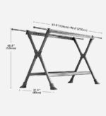 90 Inches Heavy Metal Folding Portable Clothes Drying Rack F212 - Image 5