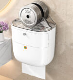 Punch Free Multifunction Waterproof Wall Mounted Tissue Box z120 - Image 8