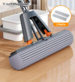 Self-Wringing Sponge Mops For Floor Cleaning Squeeze Z175 - Image 13