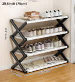 Large capacity simple folding shoe rack F253 - Image 11