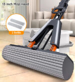 Self-Wringing Sponge Mops For Floor Cleaning Squeeze Z175 - Image 14
