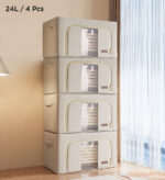 Cotton Foldable Clothes Storage Box - Image 7
