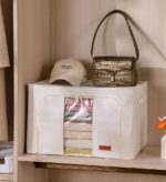 Steel Frame Storage Bins with Reinforced Handle and Clear Window - Image 11