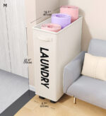 Collapsible Laundry Hamper with Wheels F9 - Image 10