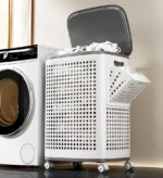 Rolling Laundry Basket with Wheels F251 - Image 9
