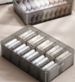 Clear Divided Socks & Underwear Organzier Box Z157 - Image 6
