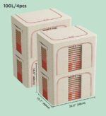 Foldable Storage Bins with Clear Window F250 - Image 16