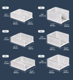 Stackable Storage Basket Foldable Closet Organizers - Image 9