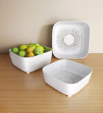 4 Pieces Portable Drain Basket for Draining Vegetables Fruits Z25 - Image 2