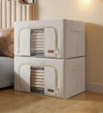 Cotton Foldable Clothes Storage Box - Image 2