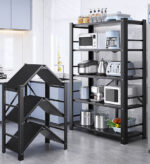 5-Tier Kitchen Unit Heavy Duty Metal Storage Shelves F88 - Image 2