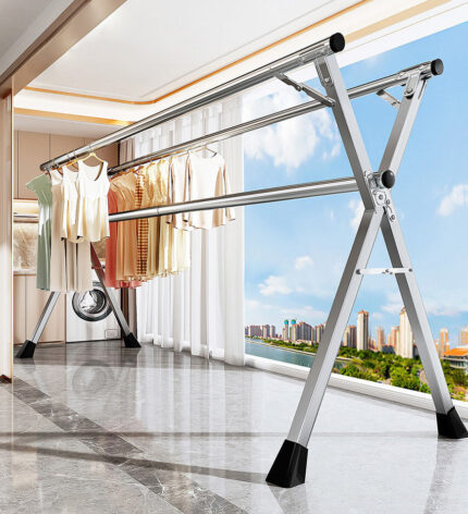 Heavy Duty Stainless Steel Foldable Clothes Drying Rack F225