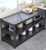 3 Tier Heavy Duty Metal Adjustable Multifunction Storage Shelves F98 - Image 3