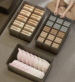 Clear Divided Socks & Underwear Organzier Box Z157