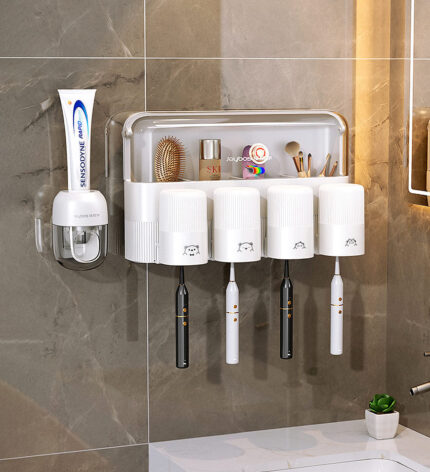 Automatic Toothpaste Squeezer Dispenser Bathroom Accessories Set Z155