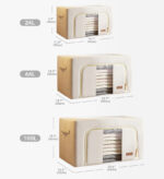 Cotton Foldable Clothes Storage Box - Image 5