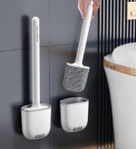Silicone Toilet Brush with Drain Tray Z178