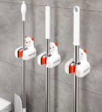 Self-Adhesive No Drilling Broom Clip Mop Grippers