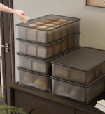 Clear Divided Socks & Underwear Organzier Box Z157 - Image 2