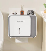 Toilet Paper Storage Box with Drawer and Phone Holder Z142 - Image 2