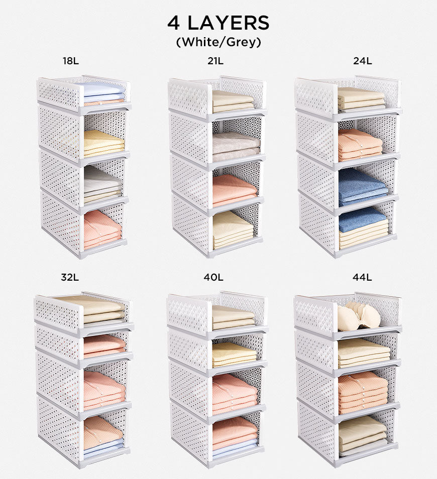 33-4pcs-white-gray_db116339-7128-4718-83a4-cfe90038bd0b Stackable Clothes Storage Basket - Image 11