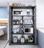5-Tier Kitchen Unit Heavy Duty Metal Storage Shelves F88 - Image 3