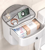 Punch Free Multifunction Waterproof Wall Mounted Tissue Box z120 - Image 3