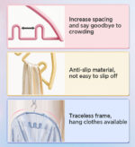 Multifunctional Corrugated Hanger Suitable for Scarves Ties F224 - Image 3