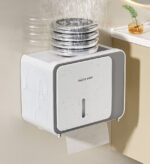 Toilet Paper Storage Box with Drawer and Phone Holder Z142 - Image 3