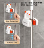 Self-Adhesive No Drilling Broom Clip Mop Grippers - Image 3