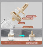 Retractable Bottle-Tight Glass Seasoning Jar F123 - Image 3