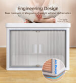 Dual Doors Collapsible Stackable Storage Bins F215 - Image 5