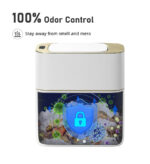 4 Gallon Automatic Touchless Smart Bathroom Trash Can Z96 - Image 3