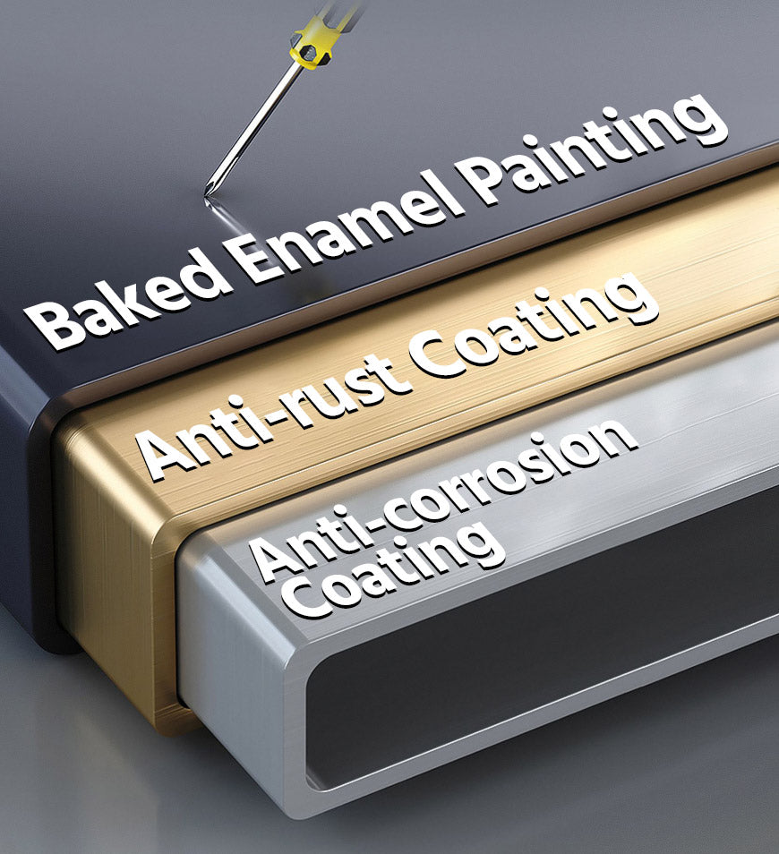 5_4b3a5bca-1f98-4c26-aaa0-28f2bc34ab31 3Tier Metal Freestanding Sideboard Storage Cabinet With Door F97 - Image 5