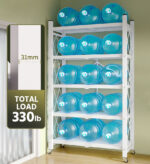 Large Capacity Heavy Duty Unit Storage Shelf Foldable with Caster Wheels - Image 7