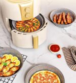 Round Aluminum Air Fryer Trays F53 - Image 3