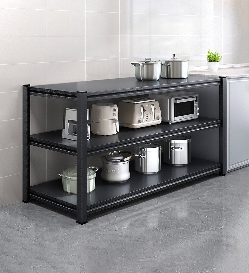 6_6d7b0584-1893-4fa8-bbc6-16c76ea67d7d 3 Tier Heavy Duty Metal Adjustable Multifunction Storage Shelves F98 - Image 1