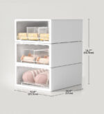 Clear Drawer Sock Underwear Organizer Dividers Box - Image 5