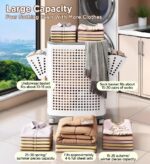 Rolling Laundry Basket with Wheels F251 - Image 5