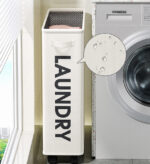 Collapsible Laundry Hamper with Wheels F9 - Image 3