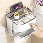 Punch Free Multifunction Waterproof Wall Mounted Tissue Box z120 - Image 6